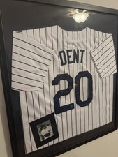 Bucky Dent Signed New York Yankees #20 Pinstripe Jersey – Framed – COA