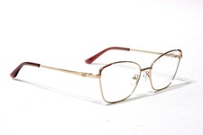 GUESS GUWO2348B Gold Metal Cat Eye Eyeglasses Designer Frames 55-17-135 E109