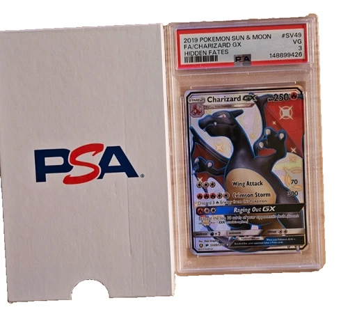 Pokémon Charizard GX SV49/SV94 Hidden Fates Shiny Vault Full Art Holo Rare (HP)