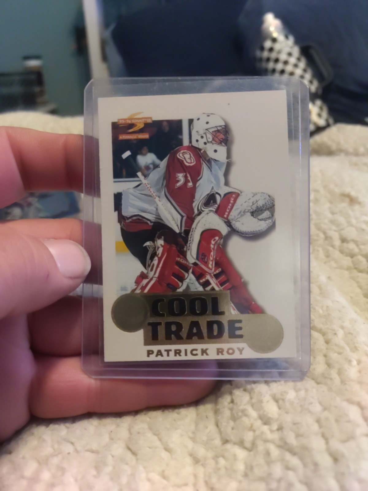 1995-96 NHL Cool Trade - Score Summit Patrick Roy #16 