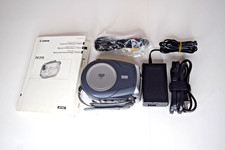 Canon DC210 DVD Camcorder Blue 35x Optical Zoom w/Battery, Charger, Disc, Manual