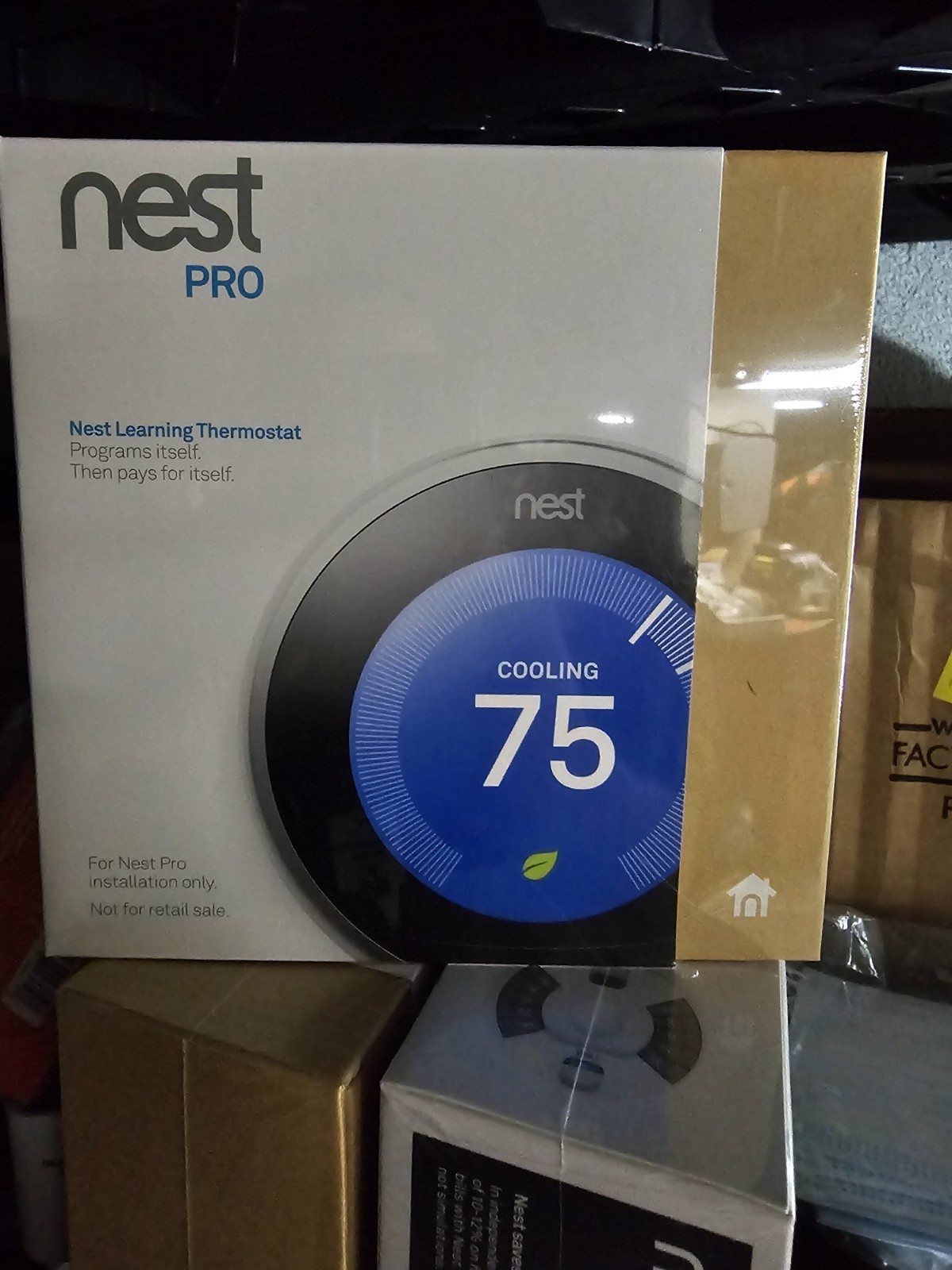 Nest Learning Thermostat Wi‑Fi Programmable Dial Control Silver 24V HVAC