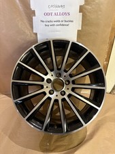 MERCEDES CLS C218 AMG 19" SILVER ALLOY WHEEL RIM TURBINE REAR OEM A2184011200 X1