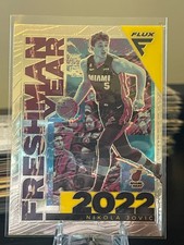 2022-23 Panini Flux Basketball Nikola Jovic-#18 RC Freshman Year 2022 Miami Heat