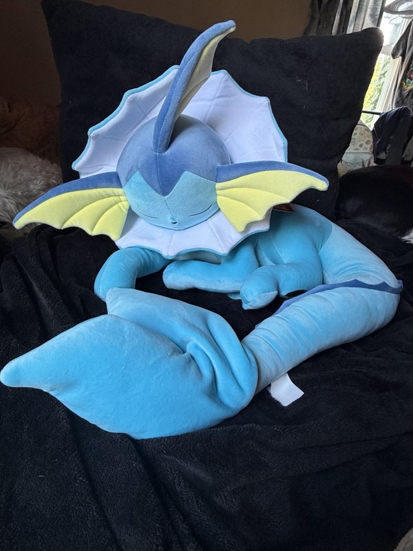 Vaporeon Sleeping 18” Plush
