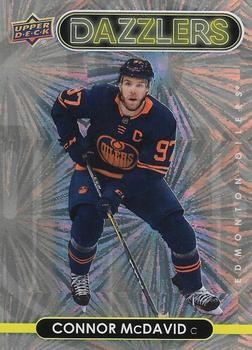 2021-22 Upper Deck Dazzlers Orange #DZ19 Connor McDavid Card