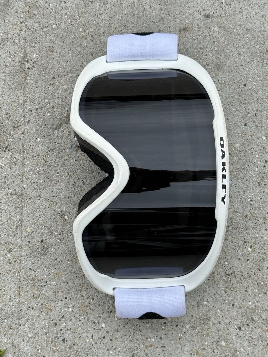 Oakley O-Frame 2.0 PRO L Ski Goggles White Frame Dark Grey Tinted
