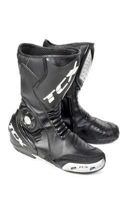 TCX Motorradstiefel schwarz Motorrad Schuhe Gr. 38 gebraucht