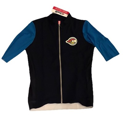 Cinelli Supercorsa Full Zip Cycling Jersey Bluette Size XL NEW Made In Italy