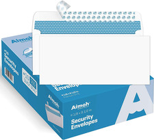 500 10 Security Self Seal Envelopes, Windowless, Premium Security Tint Pattern,