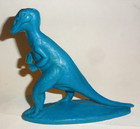 Vintage 1960s Sinclair Dinoland Trachodon Dinosaur blue VG mold a rama — photo 1