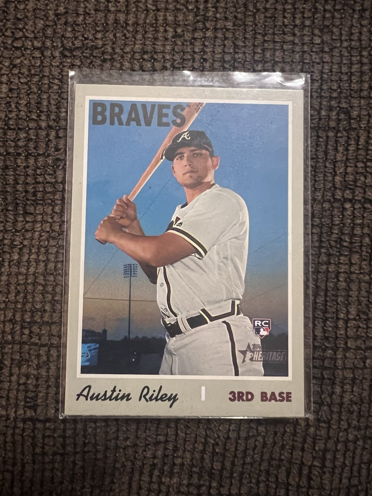 2019 Topps Heritage High Number - Austin Riley #614 (RC)
