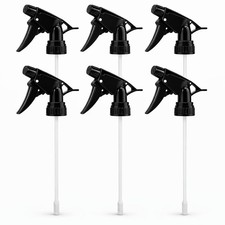 6 PCS Heavy Duty Chemical Resistant Trigger Sprayer 28/400 Fits 16 oz bottles