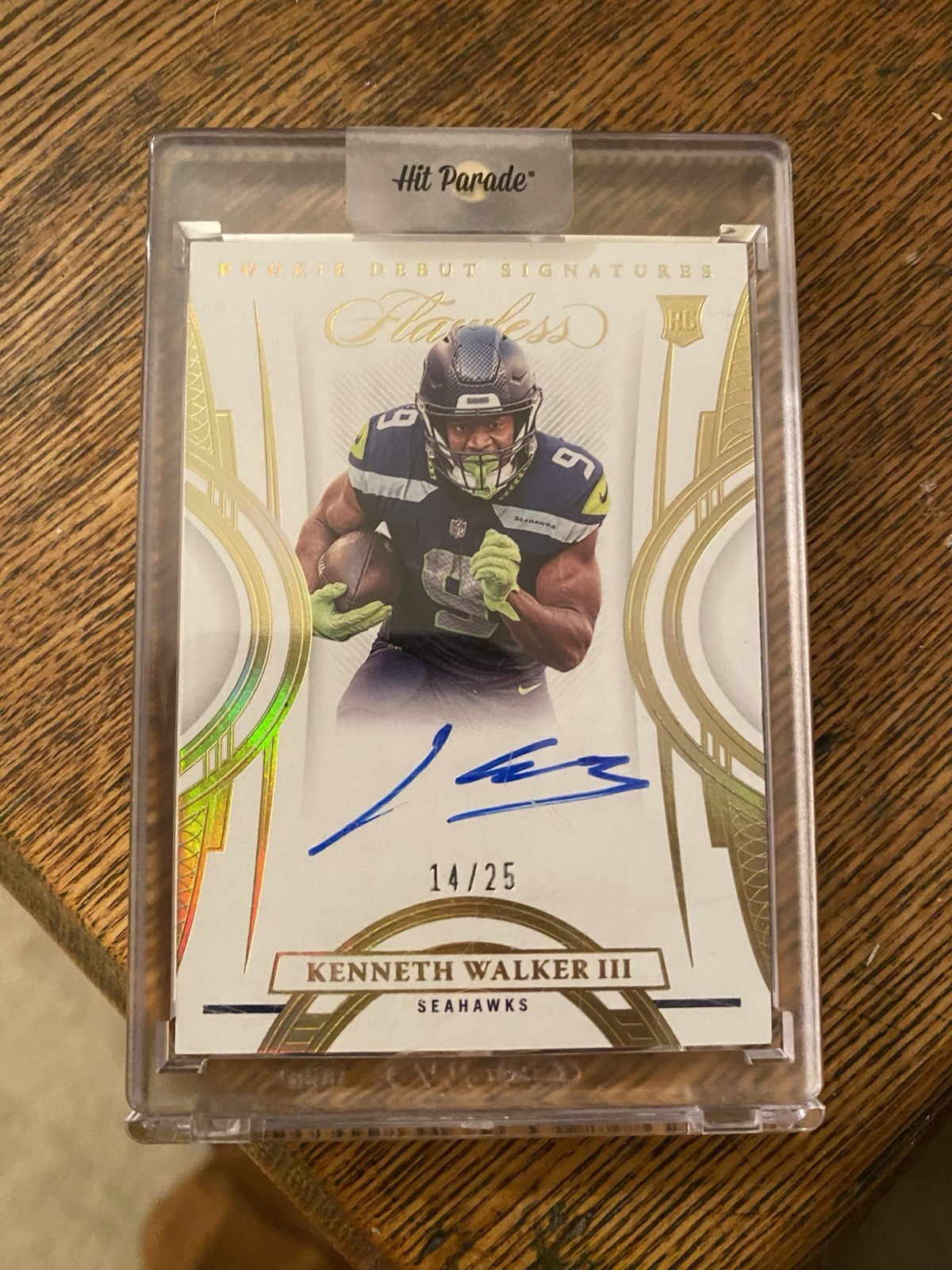 2022 Panini Flawless Kenneth Walker III Rookie Debut Signatures Autograph /25