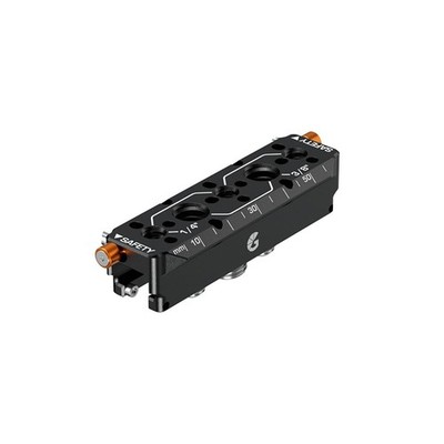 Bright Tangerine 60mm Universal NATO Rail, Black