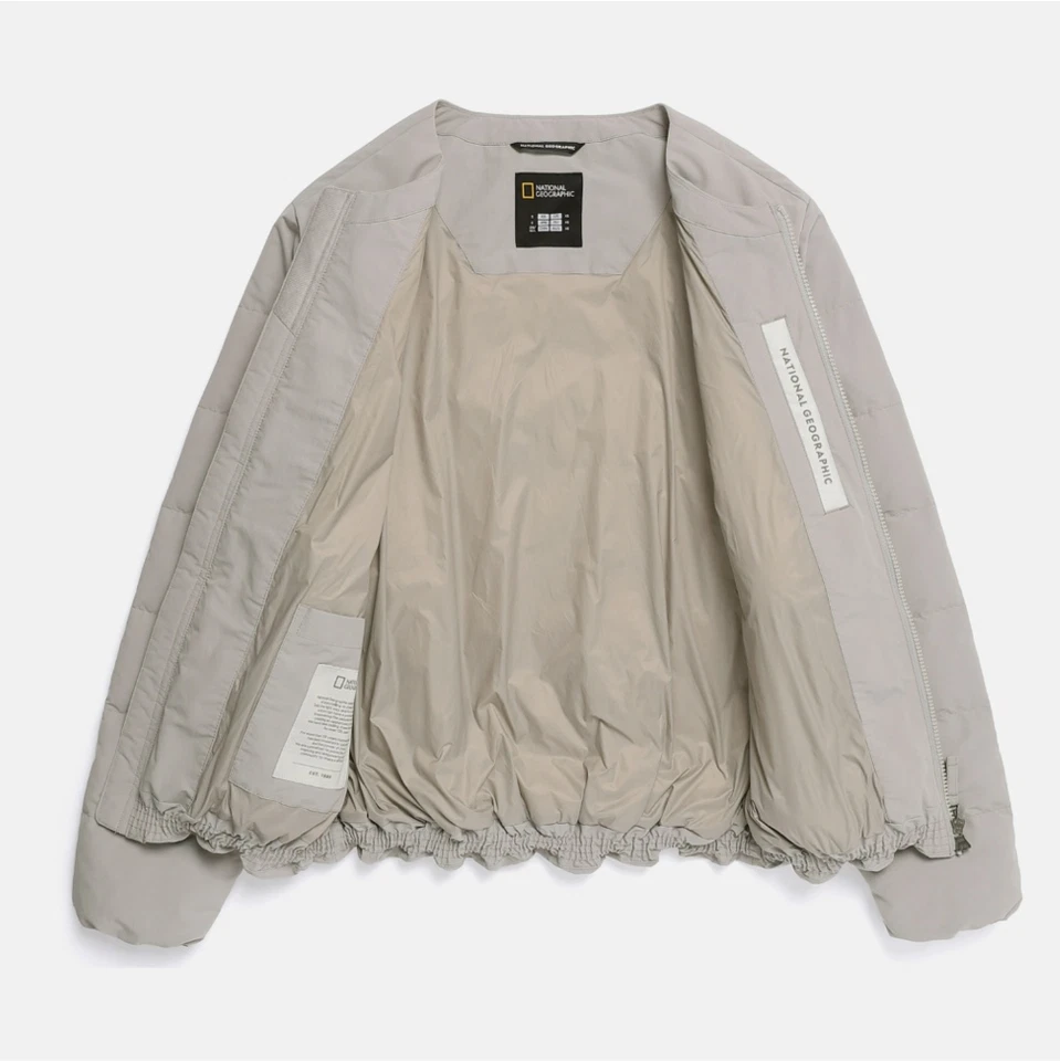 National Geographic Heron U-Neck Lightweight Goose Down Jacket  BEIGE - Image 2 of 4