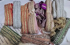 Zamknięcie sklepu WYPRZEDAŻ Piękny haftowany wzór koronka wykończenie wstążka Weddin