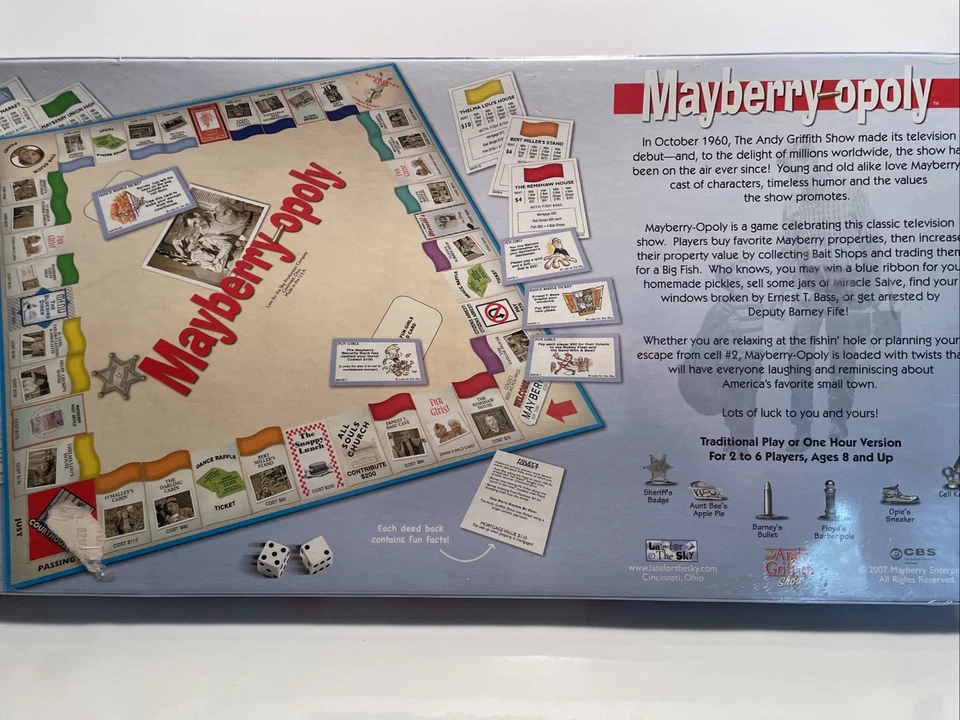 Mayberry-poly 2007 juego de mesa - The Andy Griffith Show - sellado - lágrima de envoltura Foto 2 de 4