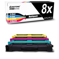 8X Toner Kompatibel F�R Brother TN-247K TN-247C TN-247M TN-247Y Cmyk