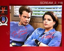 Neve Campbell Timothy Olyphant dual signed 11x14 photo Scream 2 Beckett COA