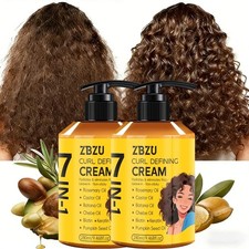 7 in 1 Curl Defining Cream with Argan Oil Anti Frizz Hair Styling 280ml 560ml