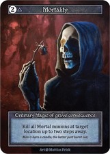Sorcery Contested Realm - Beta - Foil - Mortality