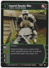 STAR WARS TCG WOTC RETURN OF THE JEDI IMPERIAL SPEEDER BIKE 95/110 FOIL