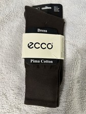 Ecco Men s Dress Socks Brown Regular Size Pim...