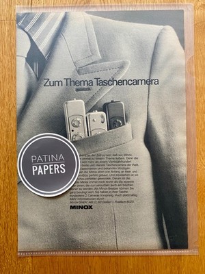 1973 Minox Zum Thema Taschencamera Gießen Heuchelheim Vintage Ad Werbung Reklame