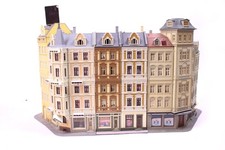 5 tlg. Kibri Große Modellbahngebäude Stadthaus Eckhaus Häuser am Markt Spur H0