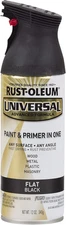 245198 Universal All Surface Spray Paint, 12 Oz, Flat Black