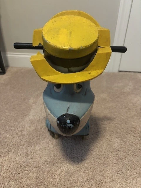MUY RARO JUGUETE NIÑOS PASEO EN 1960 EXCLUSIVO HUCKLEBERRY HOUND CON SOMBRERO Foto 2 de 4