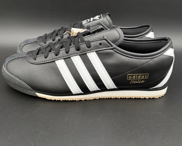 adidas Originals Italia 70s Core Black White Gum Men Shoes JS1324 ^^