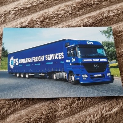 KAUFEN SIE 1 ERHALTEN SIE 1 GRATIS! CFS Cranleigh Freight Services Mercedes LKW/LKW Foto 6x4 