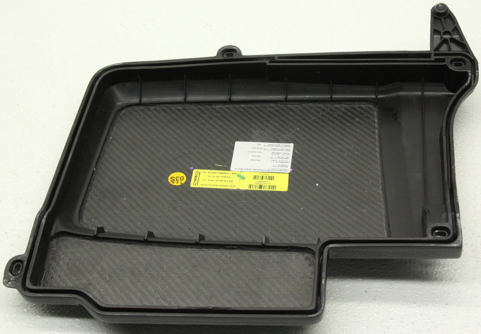 OEM Audi R8 Right Carbon Fiber Air Cleaner Cover 420-133-812-H
