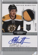 2013-14 Panini Dominion Rookie 84/199 Dougie Hamilton #196 Patch Auto q2p