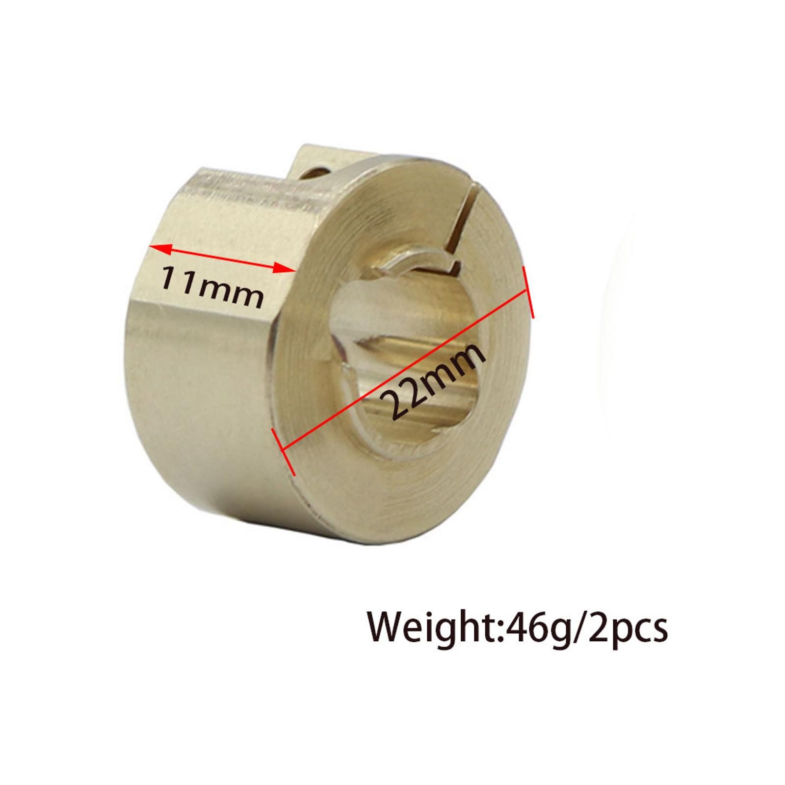 1Pair Brass Rear Axle Counterweights Balance for TRX4M 1/18 RC Car Upgrade t thumbnail 9