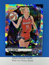 2024 #42 Julie Vanloo Panini Prizm WNBA Cracked Ice Prizm RC Mystics