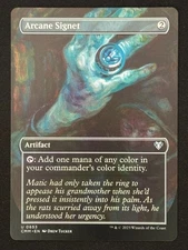 1x MTG Arcane Signet (Borderless) - Commander Masters (CMM) #653 - Magic