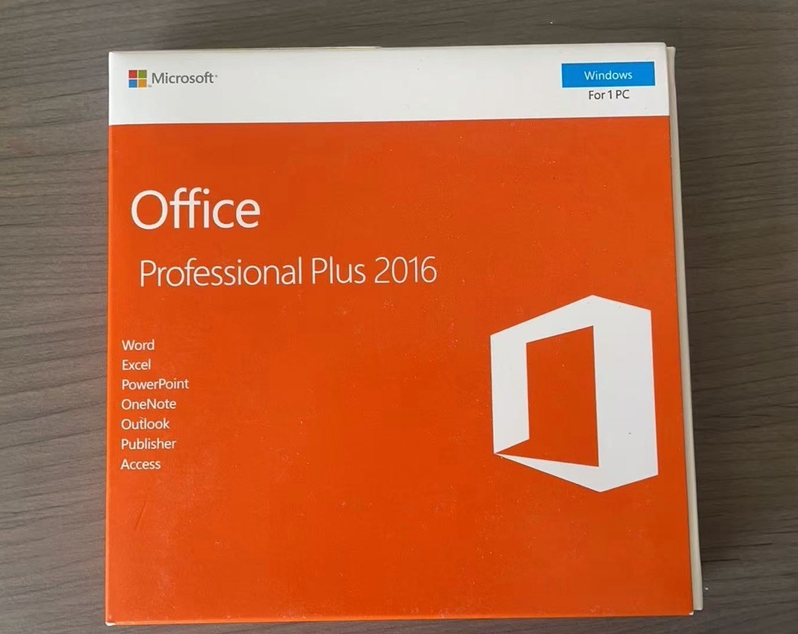 Microsoft Office 2016 Professional Plus DVD (Verified 9 PCs) +Product Key Sealed