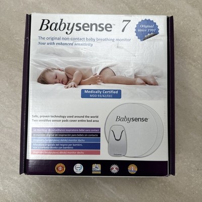 BabySense 7 Babyphone ATEMBEWEGUNG Bewegungssensor Pads SOUND ALARM NEU.