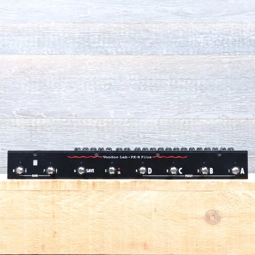 Voodoo Lab PX-8 Plus 8 Independant Audio Loops True Bypass Pedal Switcher #01641