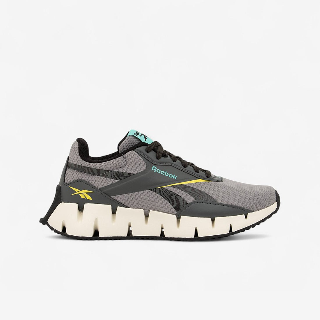 Reebok Zig Dynamica Str Grey Chalk Yellow 100209976 Men's Size image 10