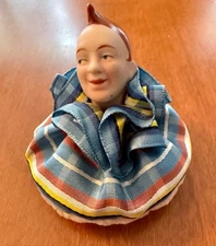 Very Unusual Vintage Art Deco Powder Puff  Half Doll