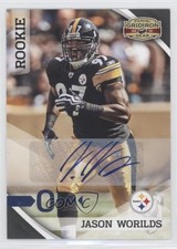 2010 Gridiron Gear Rookie Platinum O's Signatures 8/25 Jason Worilds Auto 0c2