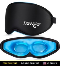 Weighted 3D Gel Eye Mask for Sleep, Cooling Sleep Mask for Relaxation