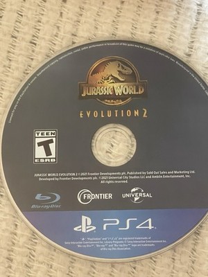 Jurassic World Evolution 2 PlayStation 4 PS4 Disk Only Tested Working  Used