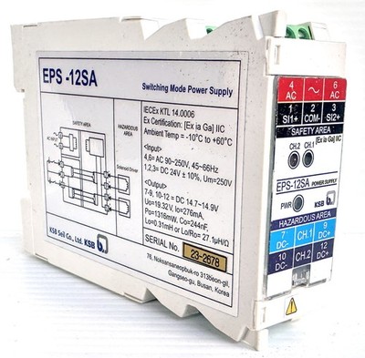 KSB Seil EPS-12SA Switch Mode Power Supply IECEx KTL 14.0006 *NEW*