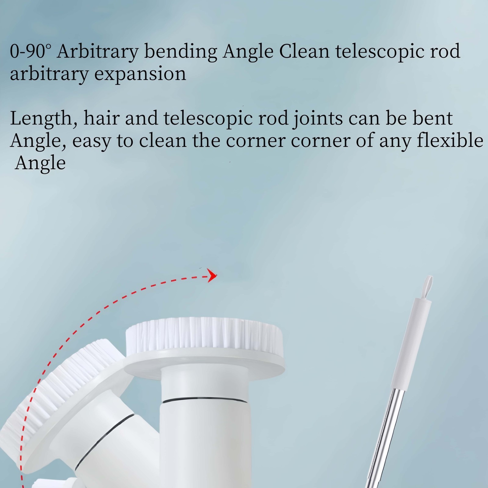 Electric Spin Scrubber, 2025 New Bathroom Cleaner, Power Shower White