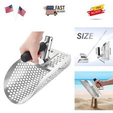 Sand Scoop for Metal Detecting, Heavy Duty Metal Detector Beach Finds Scoop, ...